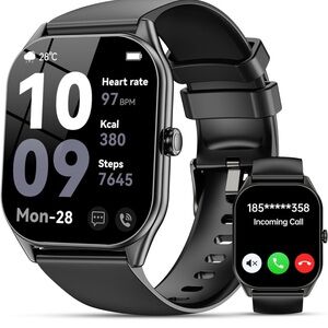X Smart Watch 2.0" HD Touchscreen Fitness Tracker, Bluetooth Calls NWT
